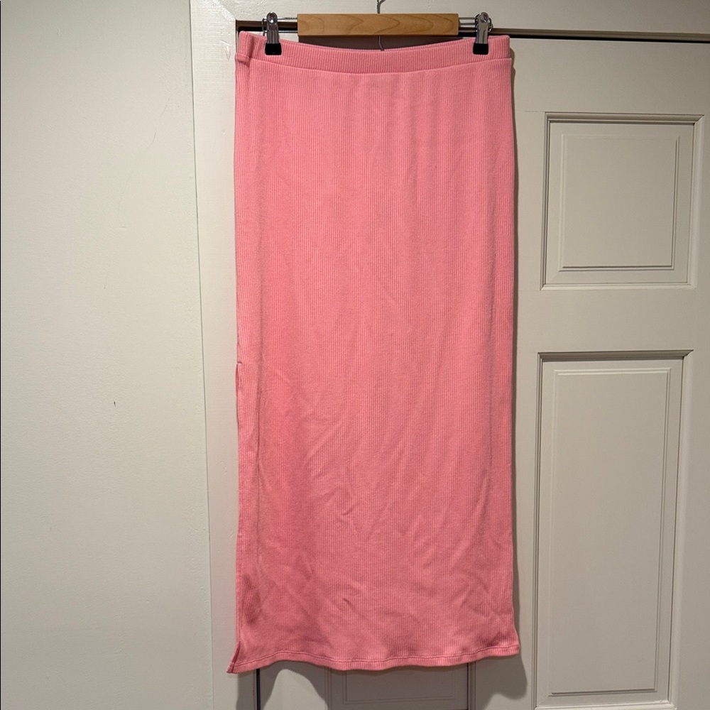 Old Navy Pink Midi Skirt